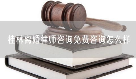 桂林离婚律师咨询免费咨询怎么样